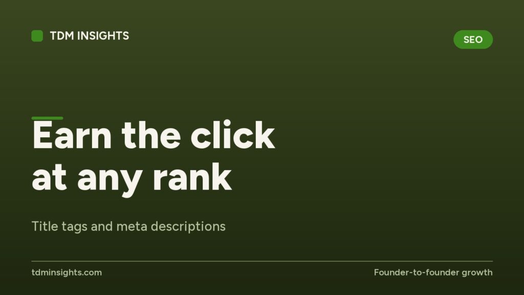 Digital marketing concept with focus on SEO and click-through strategies.